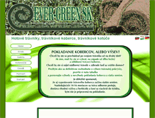 Tablet Screenshot of ever-green.sk